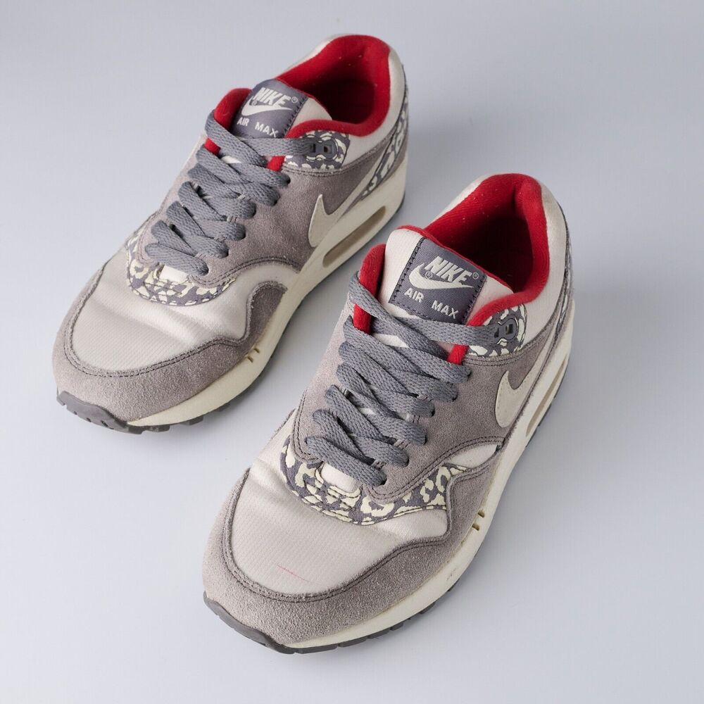 Women's Vintage Nike Air Max 1 Leopard Pack 2012 Running Shoes 319986-099 sz 8 - Picture 5 of 13